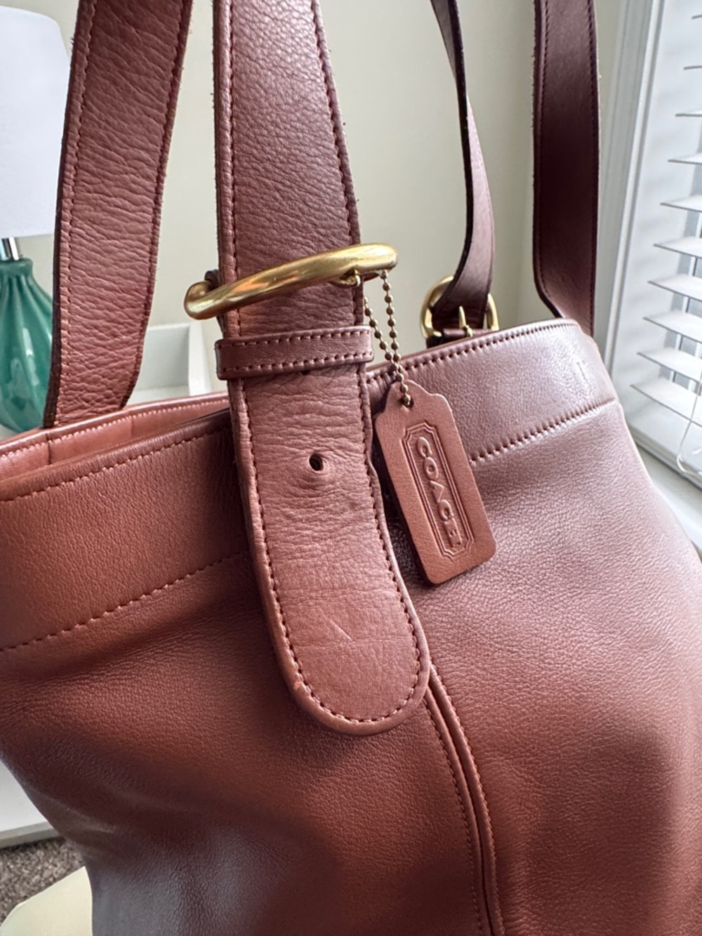 Vintage Coach Soho XL Brown Leather Tote bag Model 4082 - Picture 3 of 10